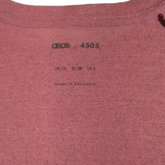 ASOS 4505 Long Sleeve Slim Fit Top Size 10 - Picture 3 of 3